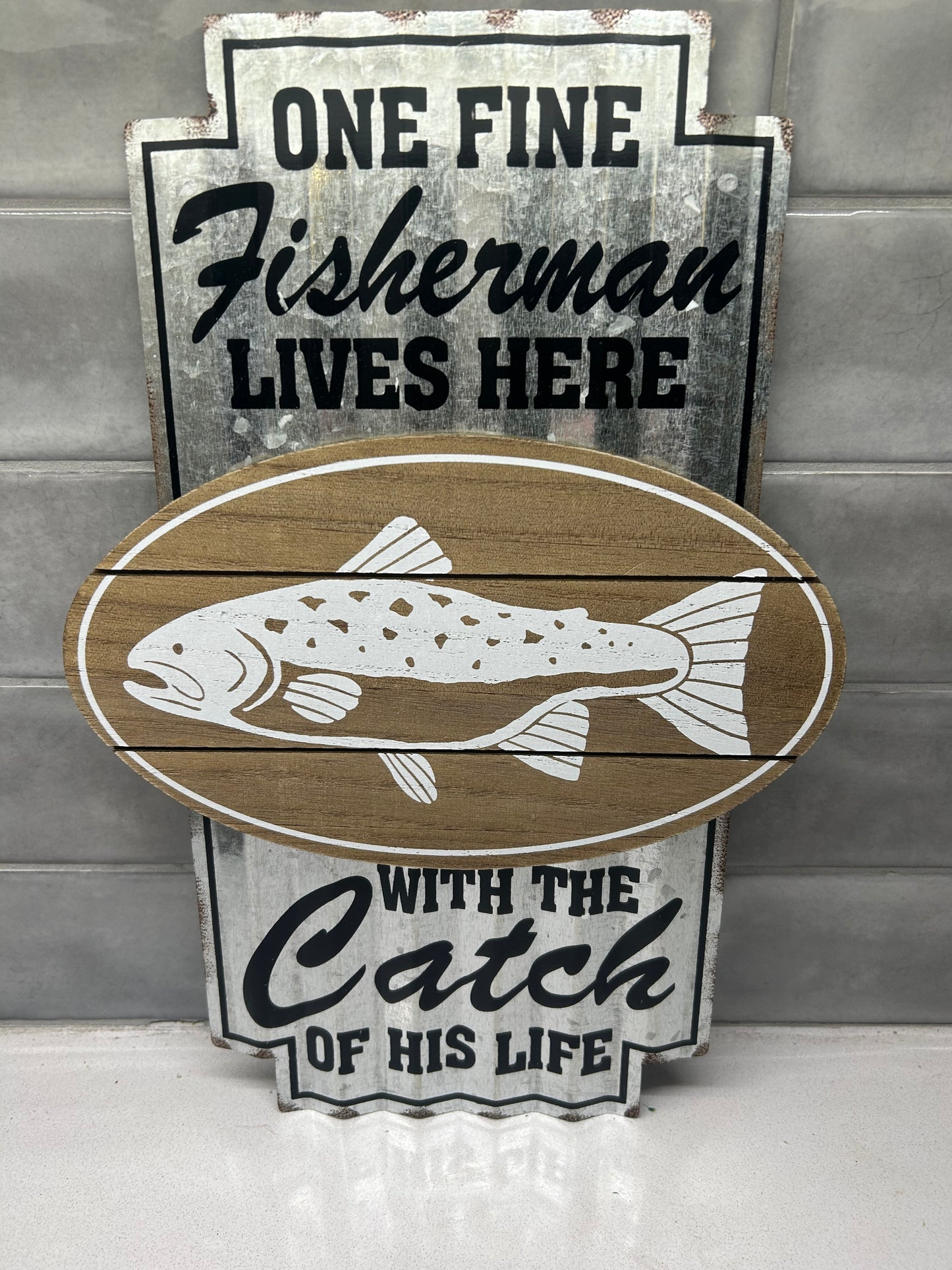 Fisherman sign