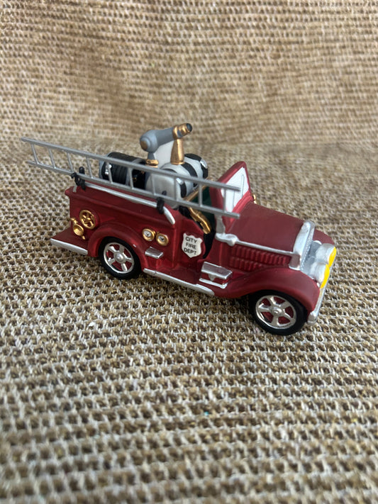 City Fire Department Fire Truck