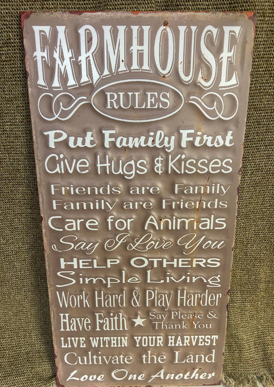Farmhouse Rules