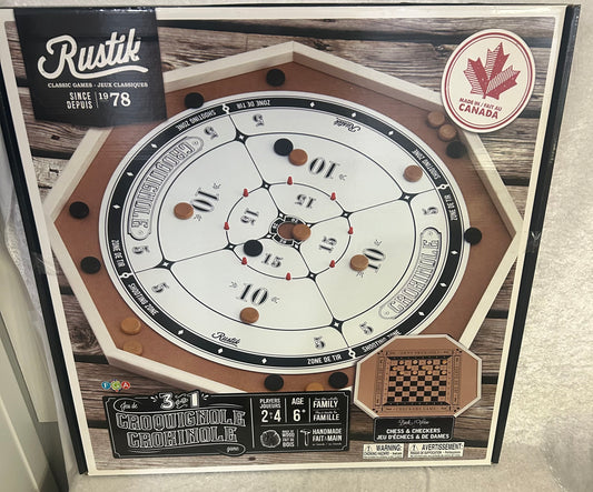 Crokinole, Chess &Checkers