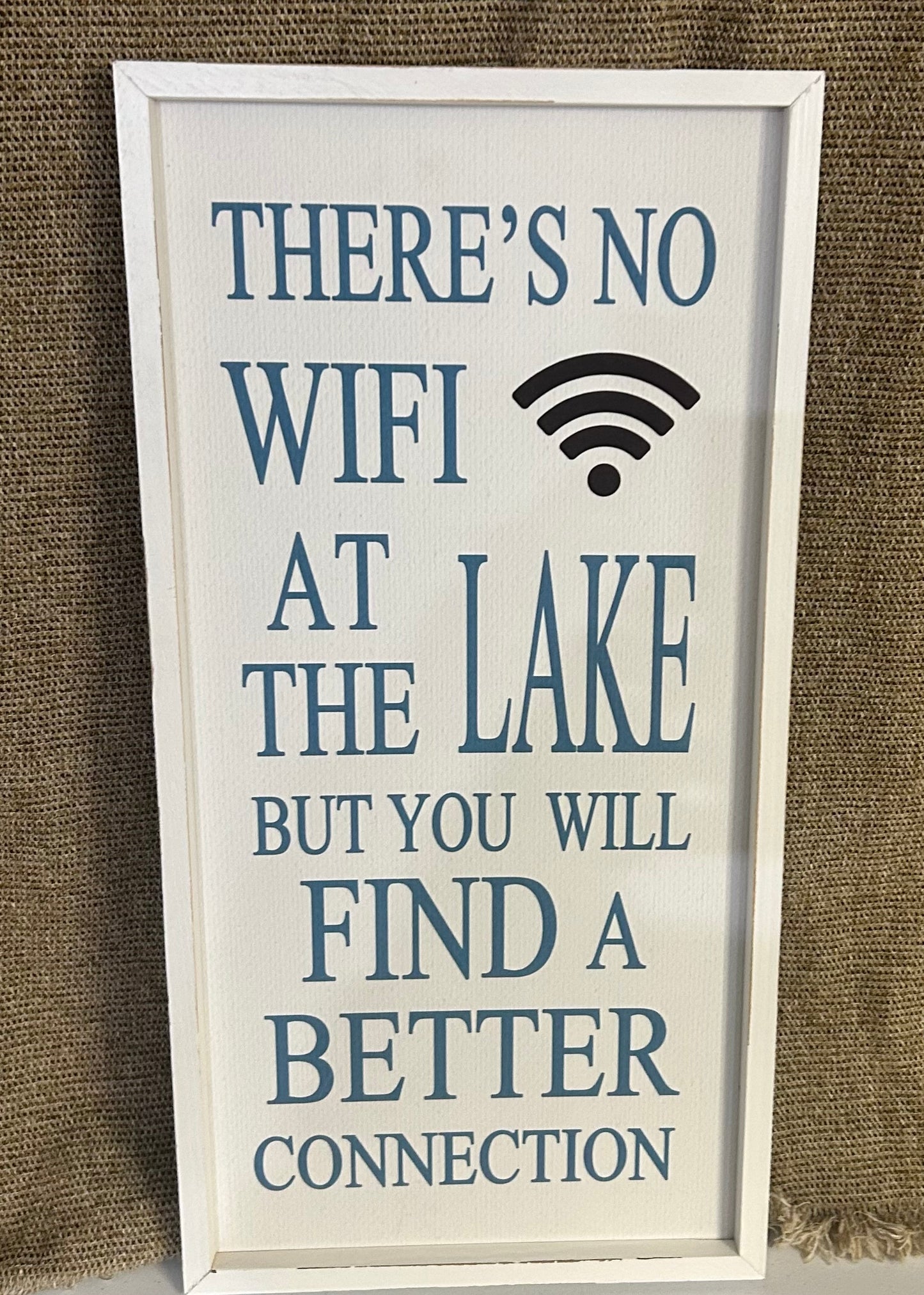 Wifi lake sign