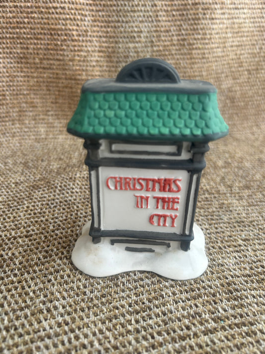 Christmas in the City sign